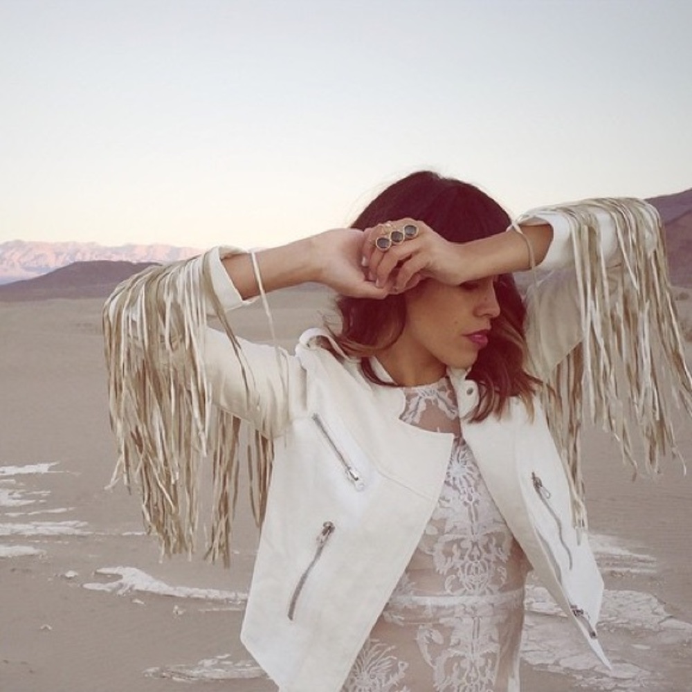 Some Days Lovin “Dex” Leatherette Fringe Jacket - Picture 2 of 16